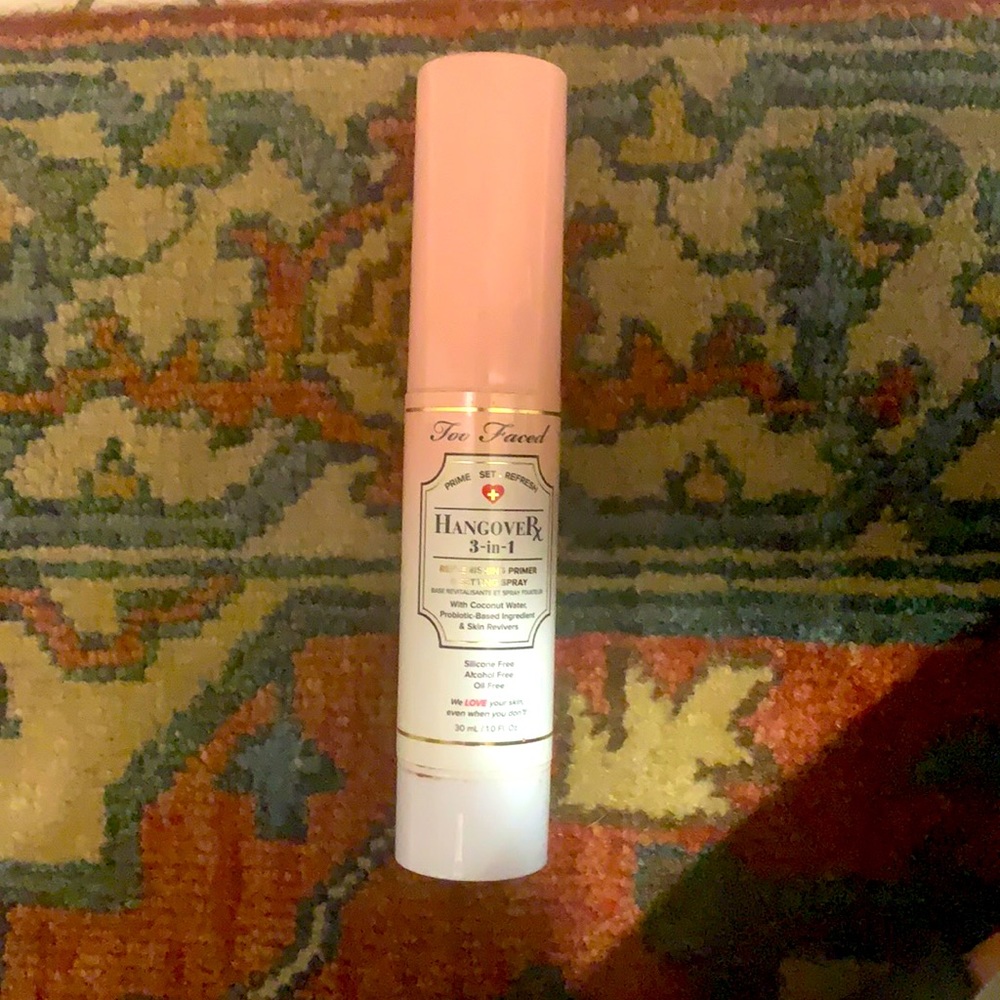 Too Faced HangoveRx 3-in-1 replenishing primer and setting spray